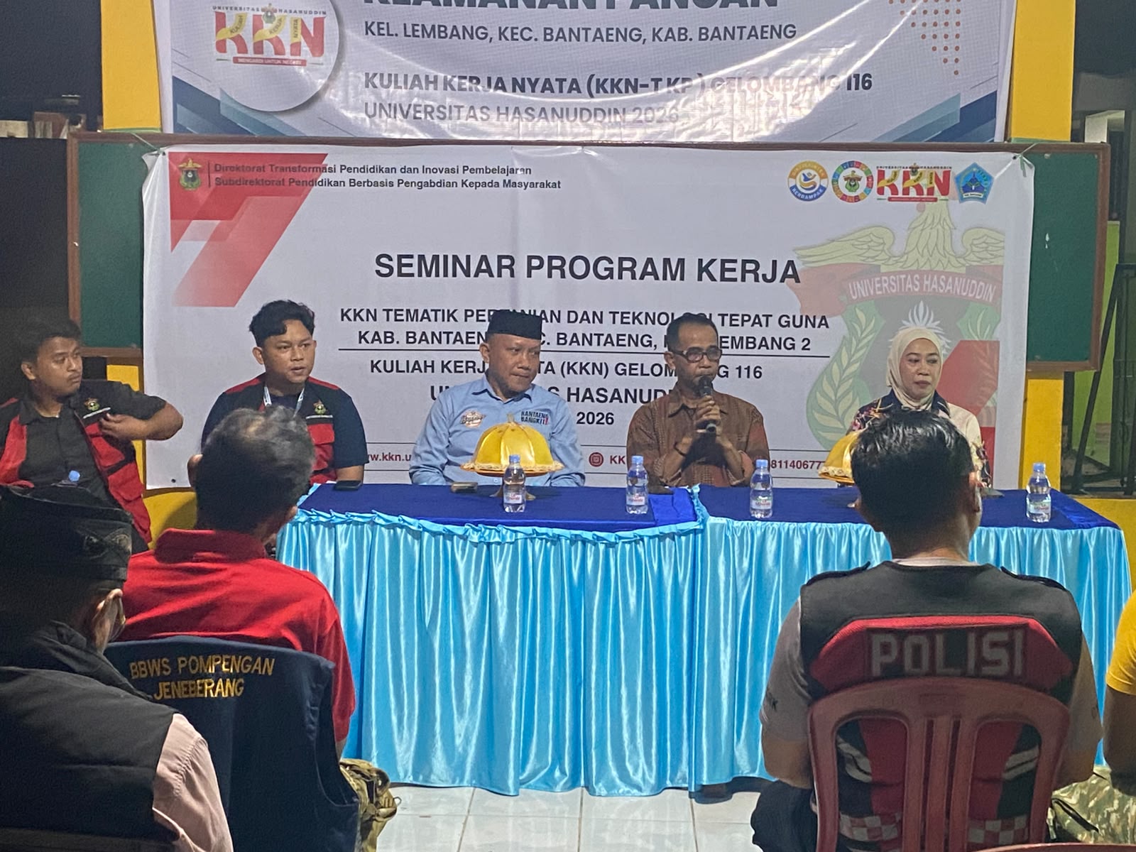Camat Bantaeng Andi Andrie Pawiloi Resmikan Seminar Program Kerja KKN UNHAS Gelombang 116 di Kelurahan Lembang